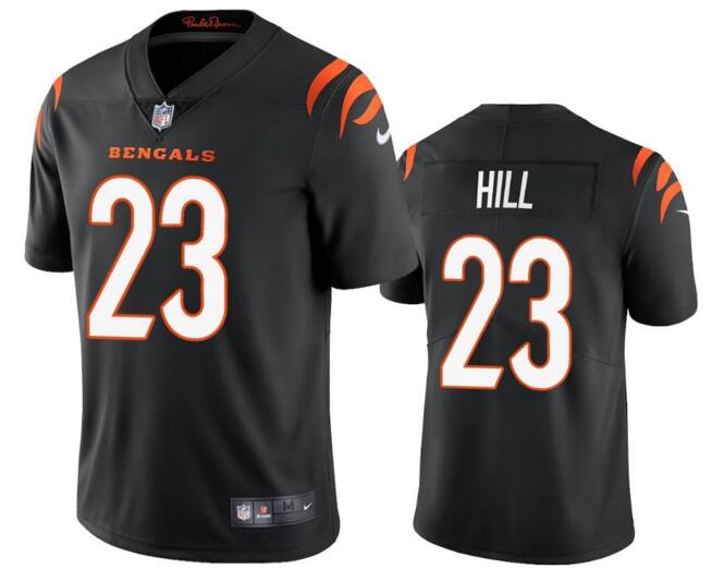 Nike Bengals Men & Women & Youth 23 Daxton Hill Black 2022 NFL Draft Vapor Untouchable Limited Jersey,We sell and wholesale Nike Bengals Men & Women & Youth 23 Daxton Hill Black 2022 NFL Draft Vapor Untouchable Limited Jersey on line form chian!